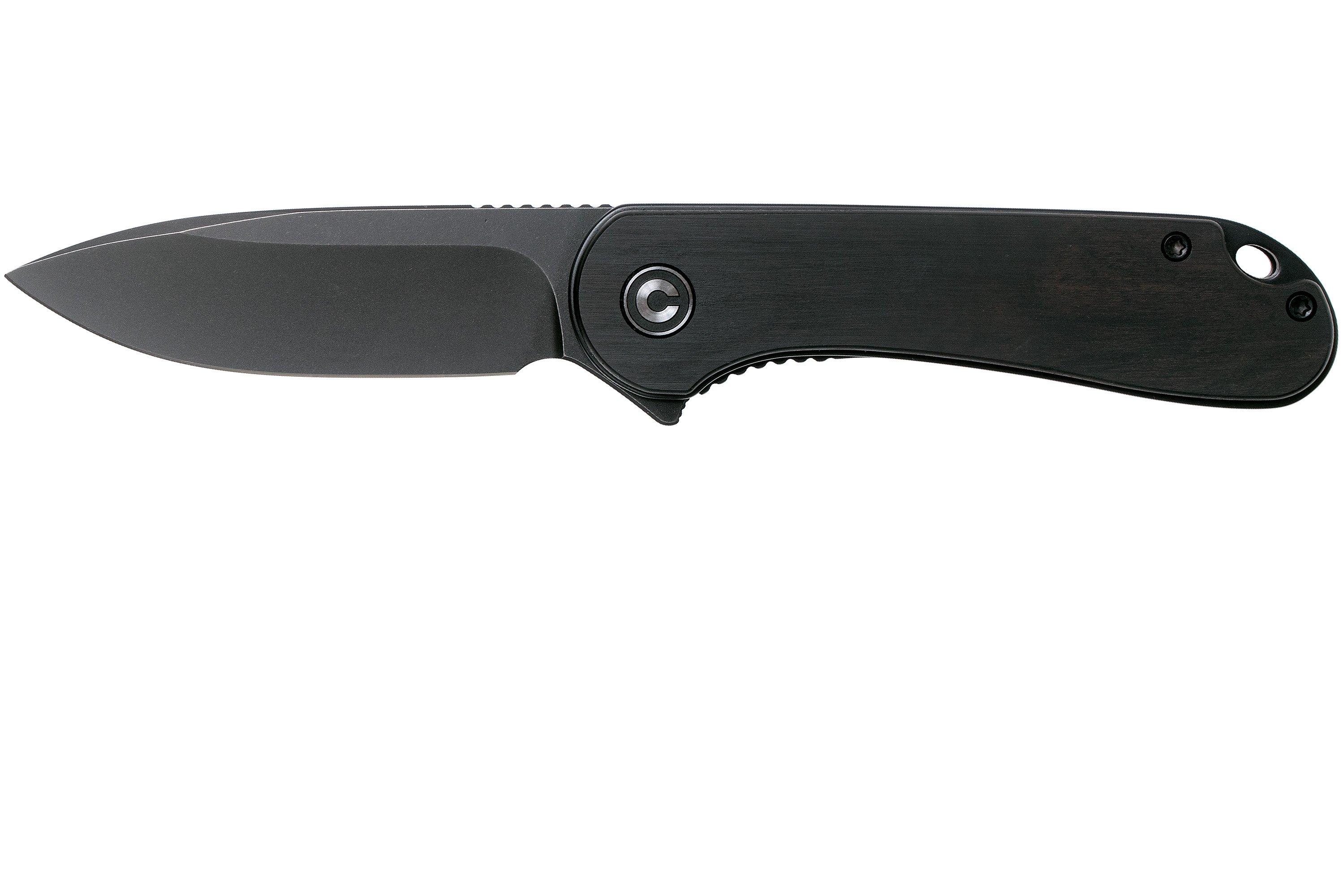Civivi Elementum II Button Lock C18062PD-1 Black Stonewashed Nitro-V