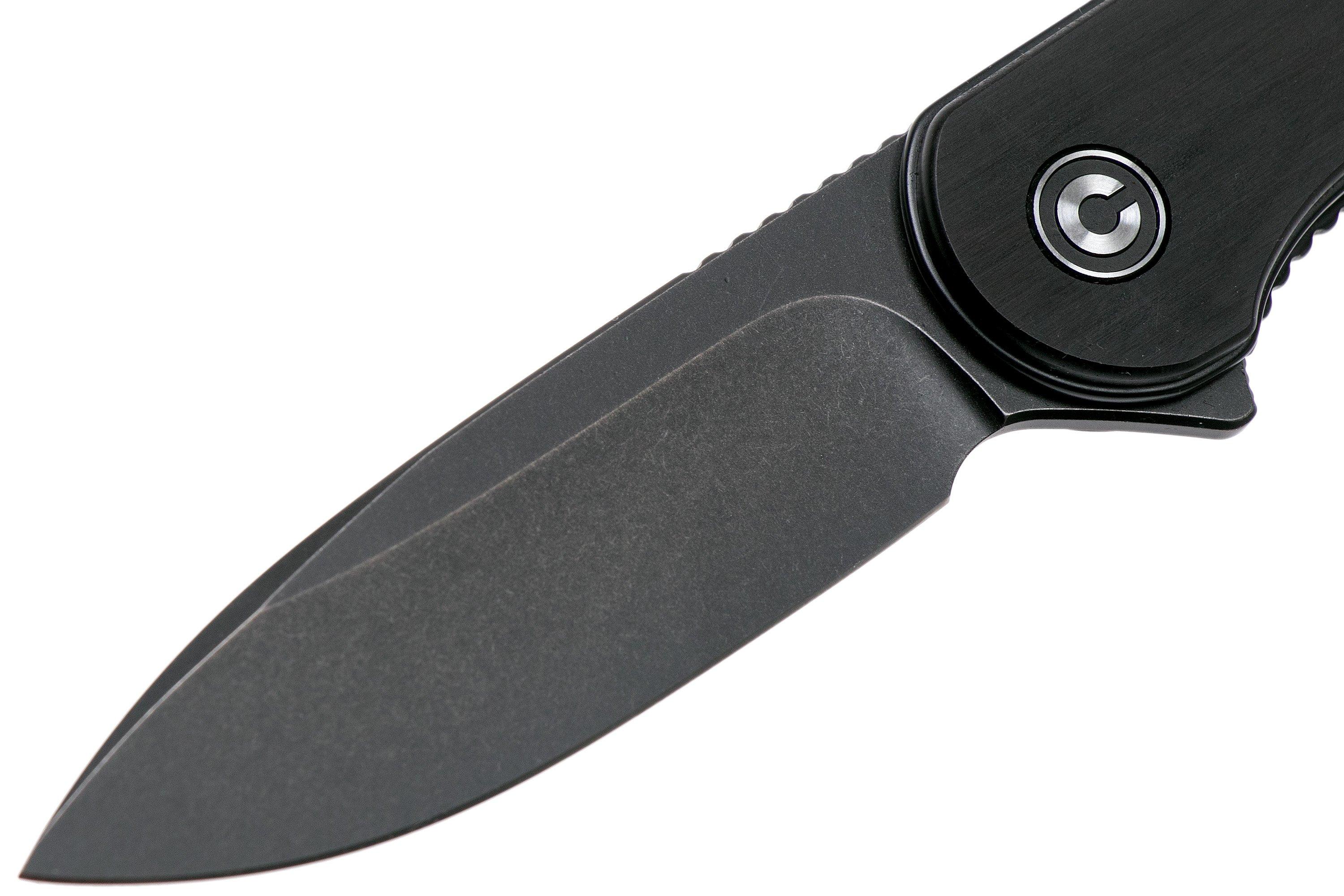 Civivi Elementum C907W Black, Black Ebony pocket knife | Advantageously ...