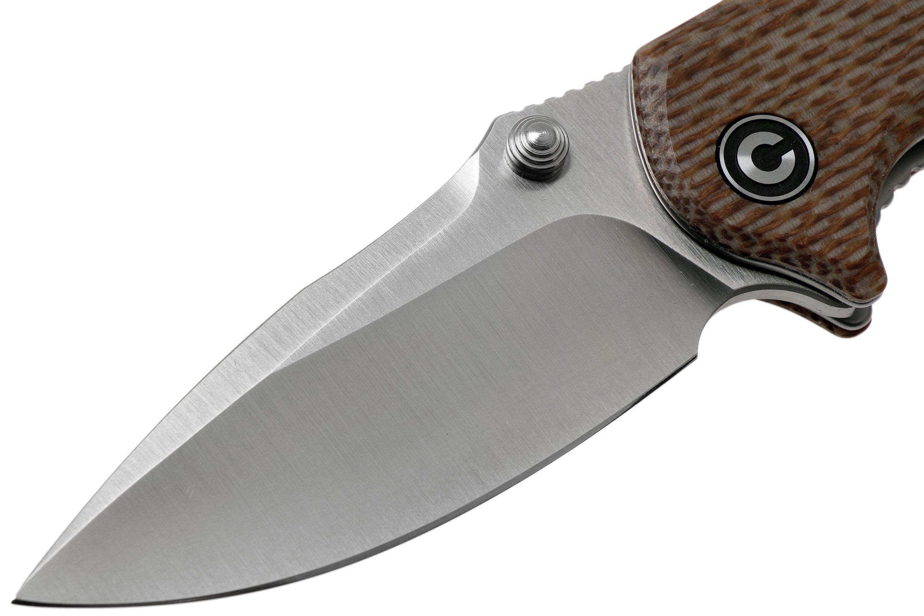 Civivi Hooligan C913C Snakeskin Micarta pocket knife Advantageously