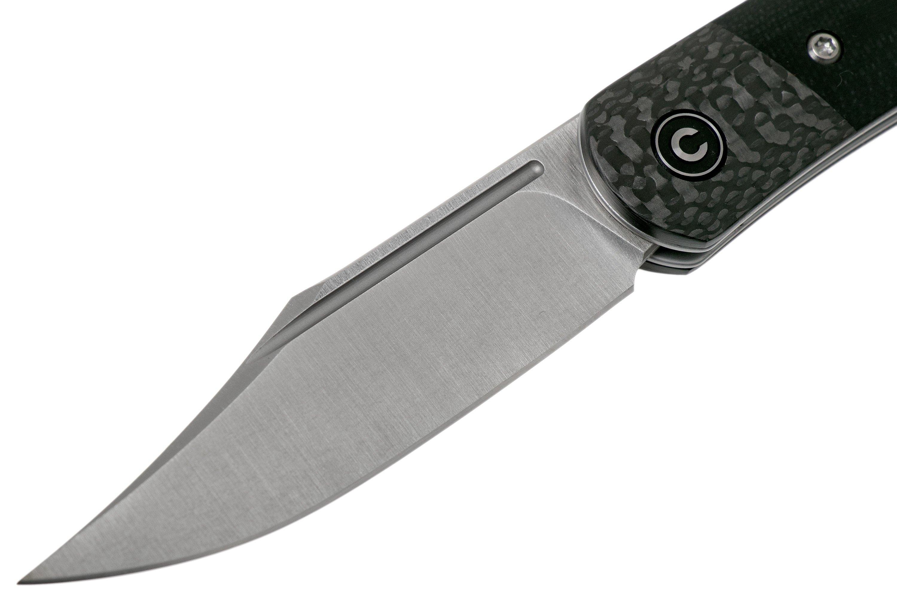 Civivi Rustic Gent C914A Carbon fibre & Black G10 gentleman's knife ...