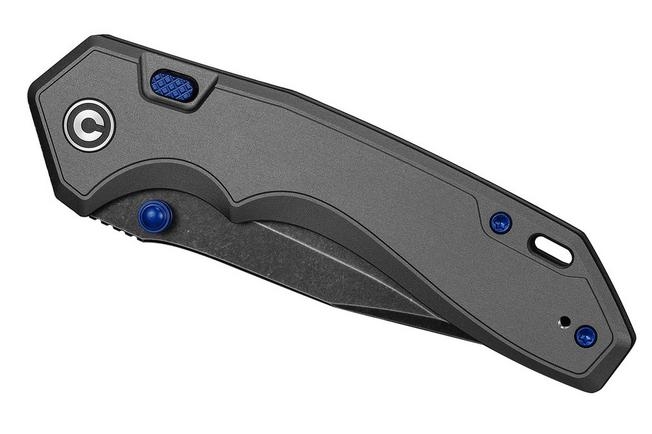 Afbeelding voor Civivi Elite Brova CE25093-1, Blackwashed CPM S35VN, Gray Aluminum zakmes