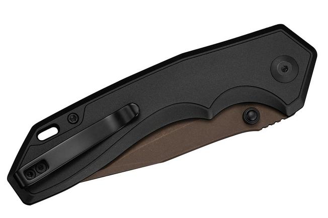 Afbeelding voor Civivi Elite Brova CE25093-2, Dark Brown Stonewashed CPM S35VN, Black Aluminum zakmes