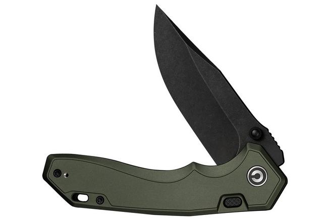 Afbeelding voor Civivi Elite Brova CE25093-3, Blackwashed CPM S35VN, Forest Green Aluminum zakmes