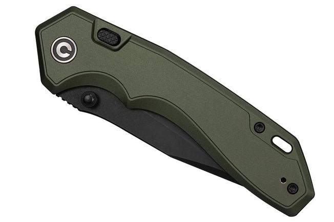 Afbeelding voor Civivi Elite Brova CE25093-3, Blackwashed CPM S35VN, Forest Green Aluminum zakmes