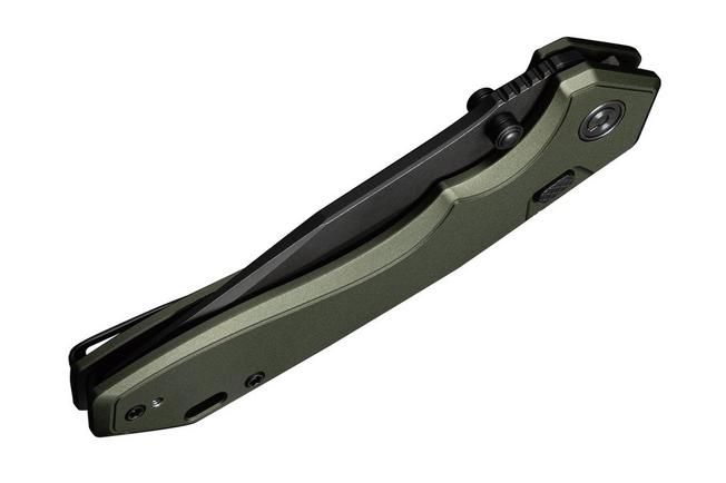 Afbeelding voor Civivi Elite Brova CE25093-3, Blackwashed CPM S35VN, Forest Green Aluminum zakmes