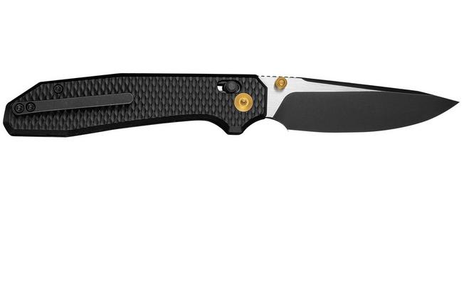 Image for Civivi Elite Tessera CE26029-3, Blackwashed CPM S35VN, Diamond Pattern Black Aluminum pocket knife
