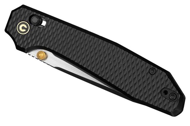 Image for Civivi Elite Tessera CE26029-3, Blackwashed CPM S35VN, Diamond Pattern Black Aluminum pocket knife