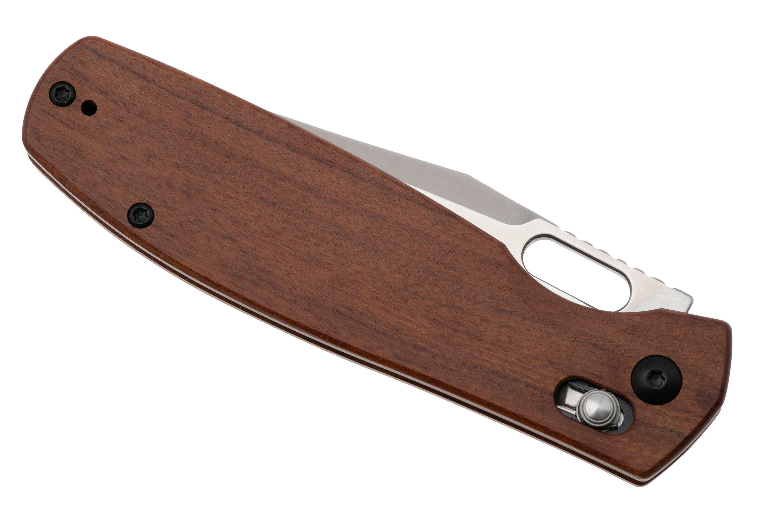RomaRo - K-KUN2136 CJRB Prado J1936-WD, Satin AR-RPM9, Rosewood, pocket knife