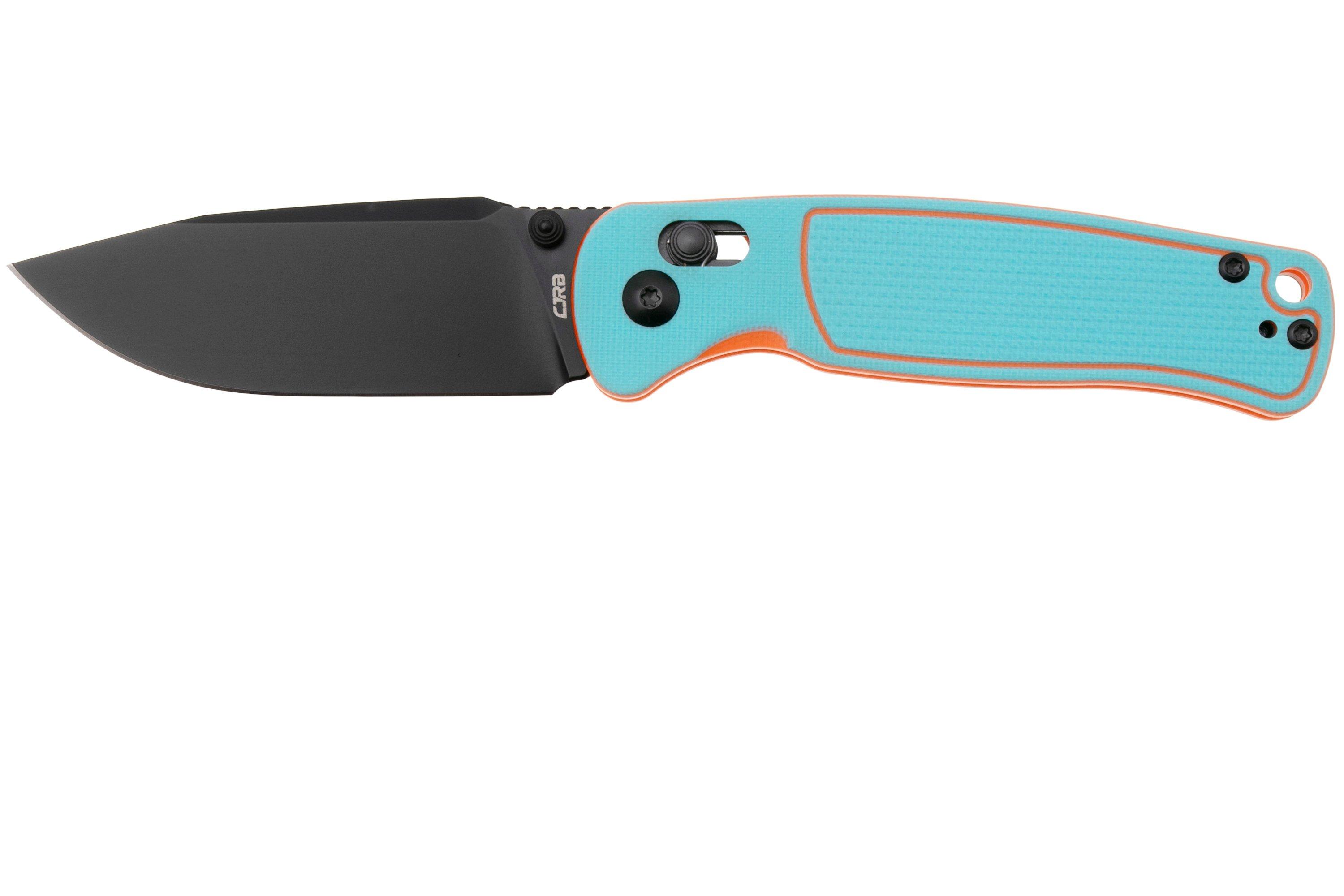 CJRB Shale J1943-BBO, PVD AR-RPM9, Blue Orange G10, pocket knife