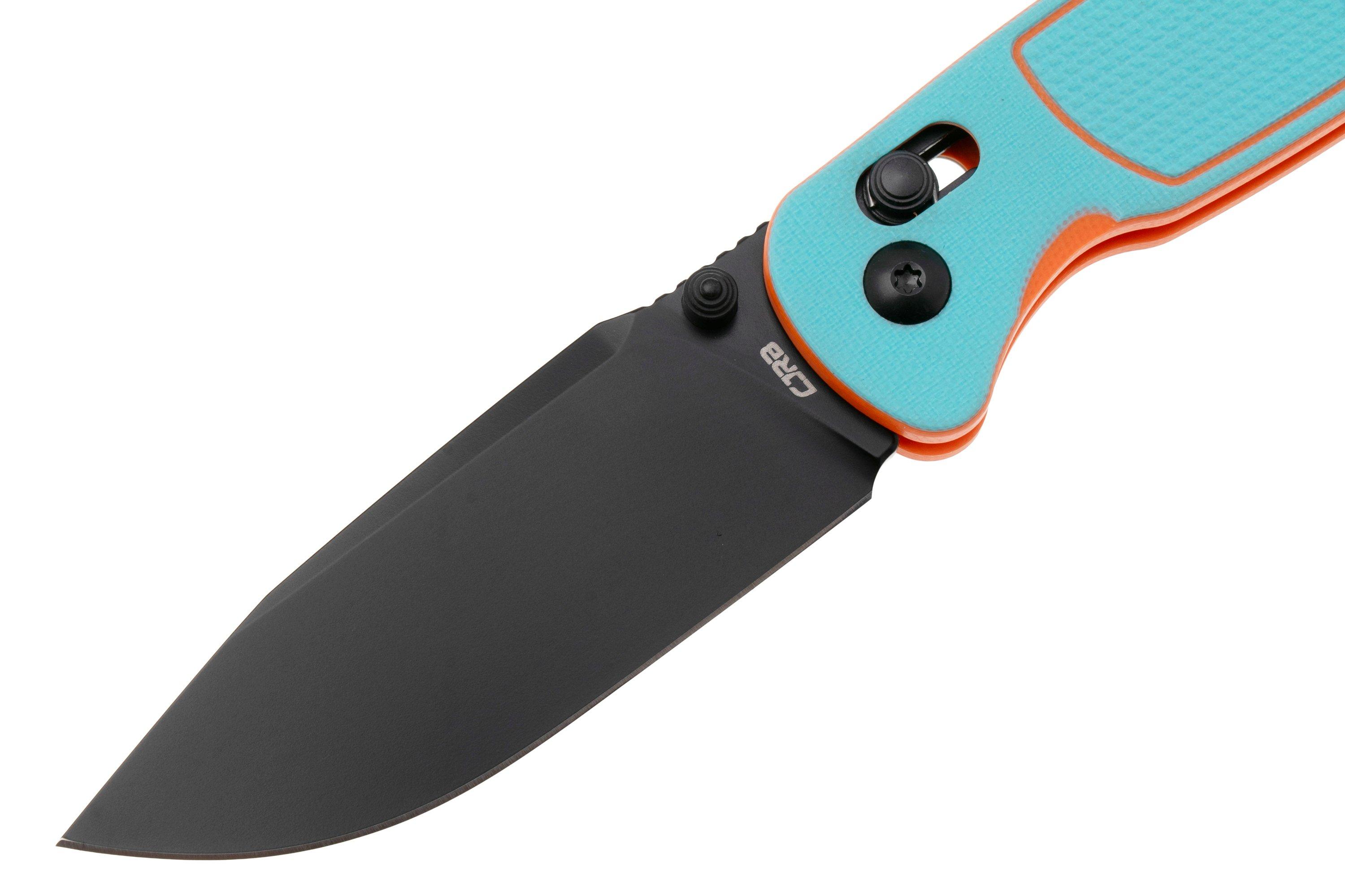 CJRB Shale J1943-BBO, PVD AR-RPM9, Blue Orange G10, pocket knife