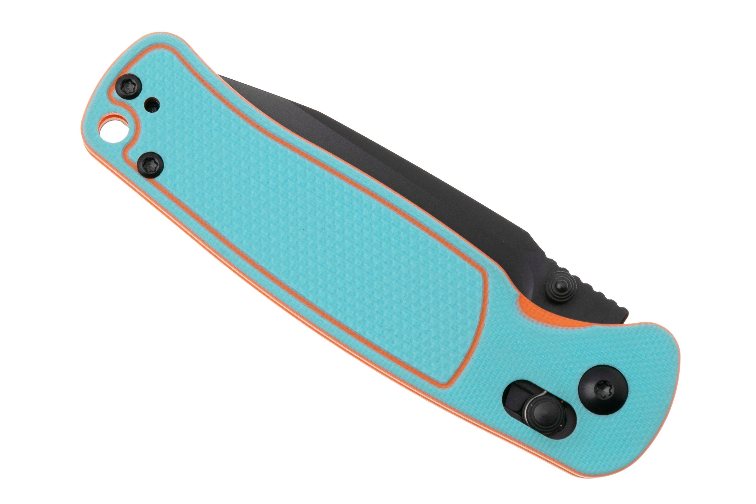 CJRB Shale J1943-BBO, PVD AR-RPM9, Blue Orange G10, pocket knife