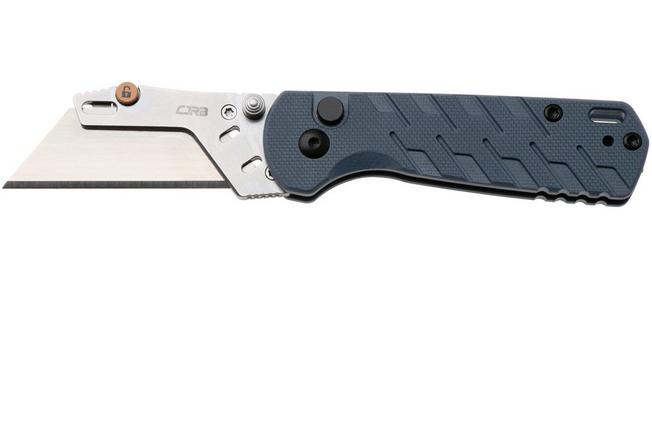 Afbeelding voor CJRB Boxer J1967-BU Stonewashed Blade Holder, Blue G10, zakmes