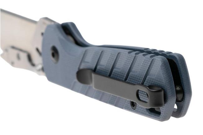 Afbeelding voor CJRB Boxer J1967-BU Stonewashed Blade Holder, Blue G10, zakmes