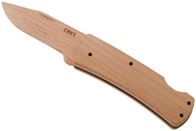 CRKT Nathan's Knife Kit 1032 DIT kit wooden pocket knife