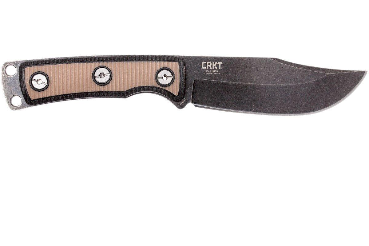 CRKT 1502K Ruger PowderKeg survival knife, clippoint Advantageously