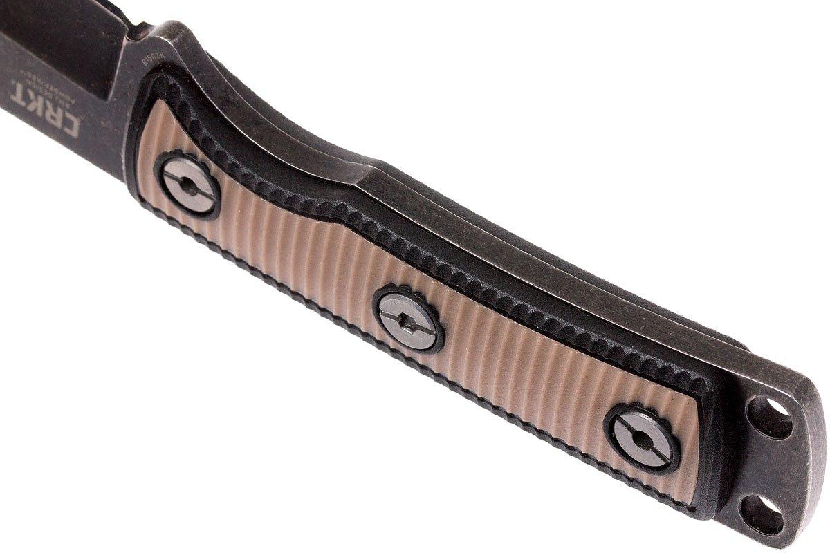 CRKT 1502K Ruger PowderKeg survival knife, clippoint Advantageously