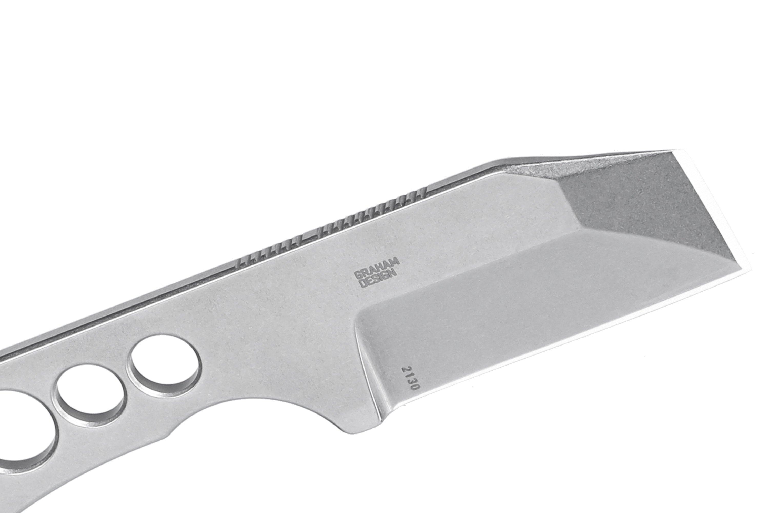 CRKT Razel Chisel 2130 Stainless Steel fixed knife, Jon Graham design