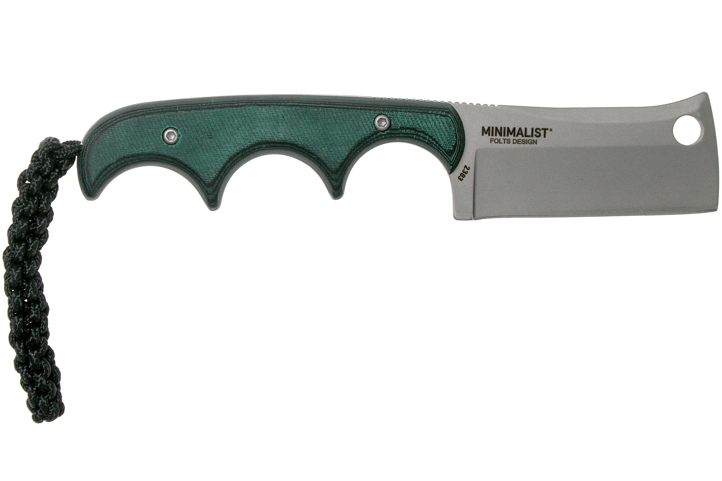 CRKT Minimalist Cleaver 2383 neck knife, Alan Folts design