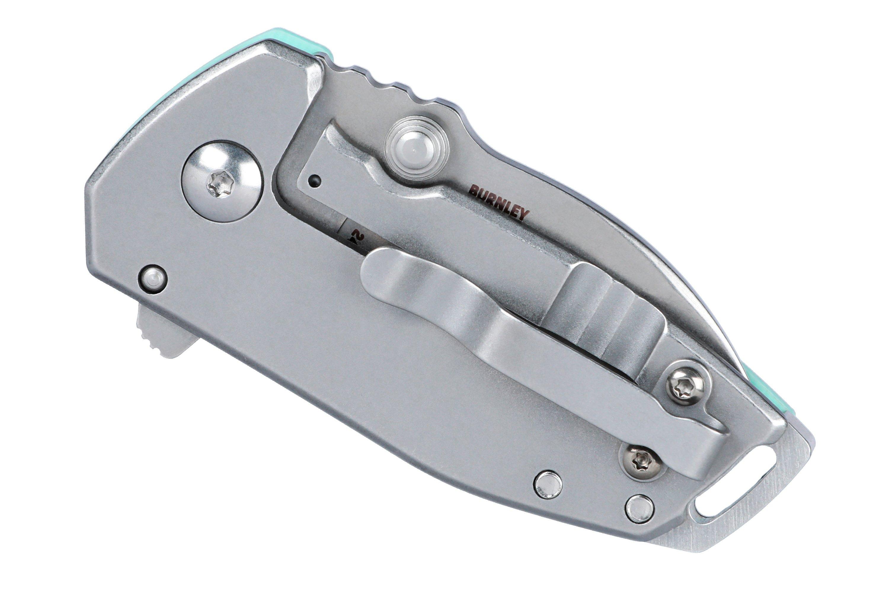 CRKT Squid Taschenmesser Kompakt – 8Cr18Mov Stahl, Framelock, Keramik-Kugellager, 118 Mm
