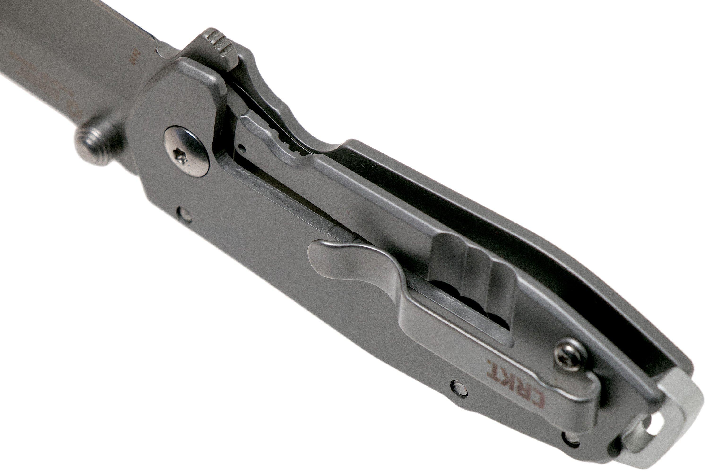 CRKT Squid Assisted 2492 Bead Blast pocket knife, Lucas