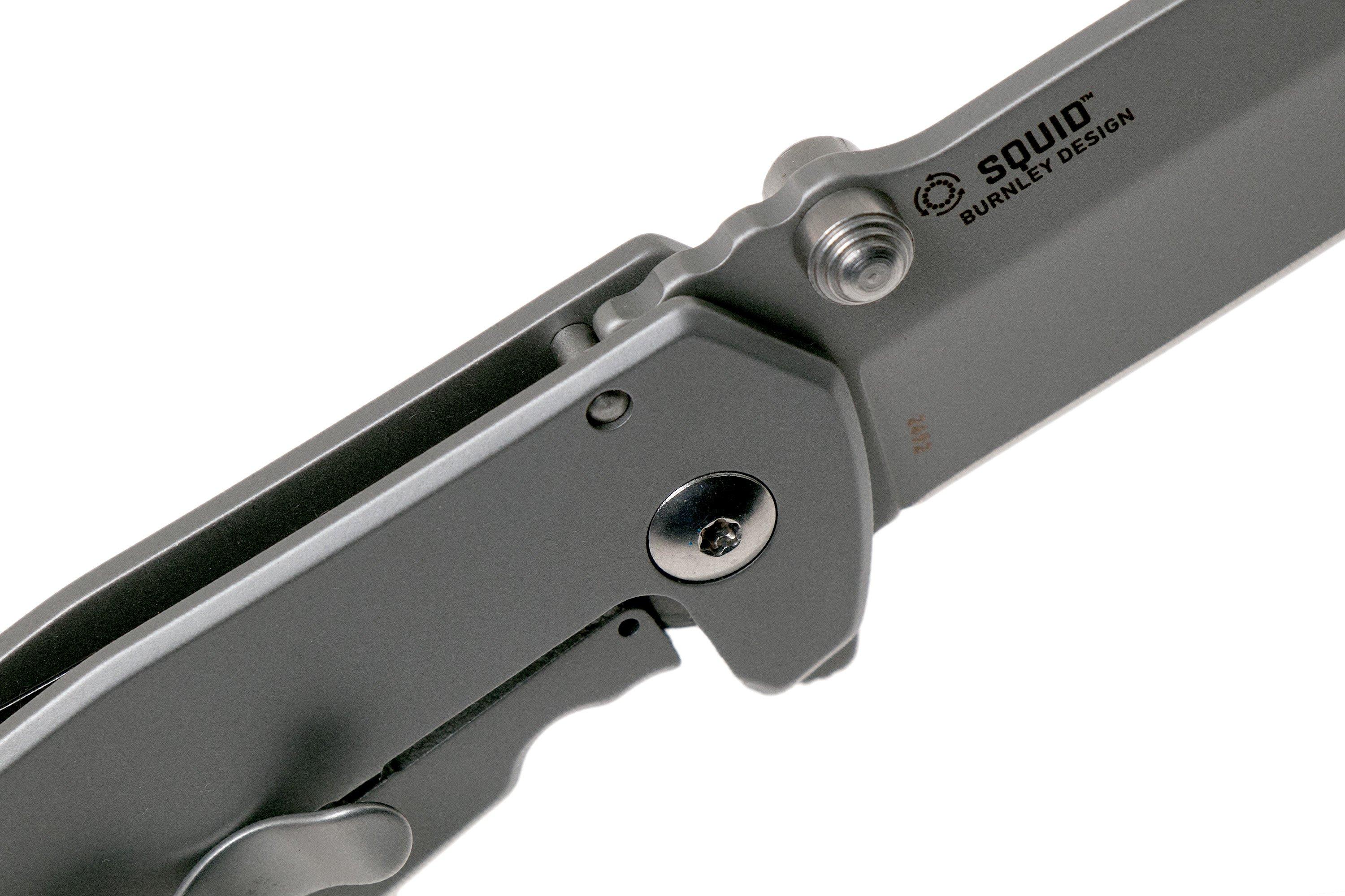 CRKT Squid Assisted 2492 Bead Blast pocket knife, Lucas CRKT Squid Assisted 2492 Bead Blast pocket knife, Lucas