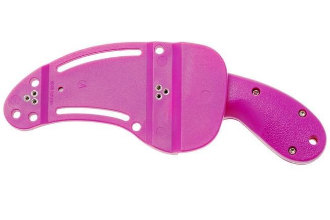 Obraz dla Nóż ratowniczy CRKT Bear Claw Veff Serrations 2511F Stonewashed AUS8, Pink GRN, projekt Russ Kommer