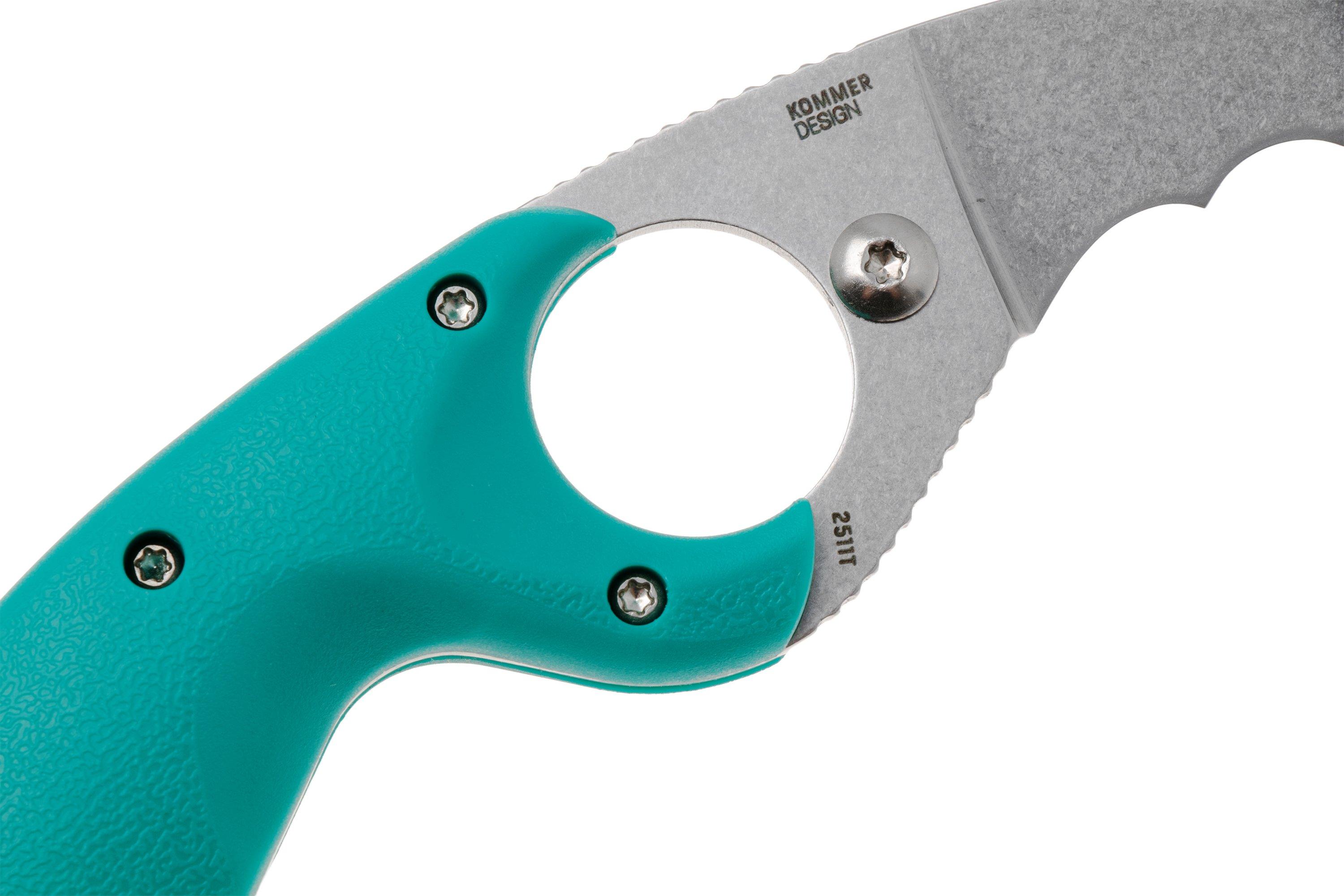 CRKT Bear Claw Veff Serrations 2511T Stonewashed AUS8, Green GRN ...