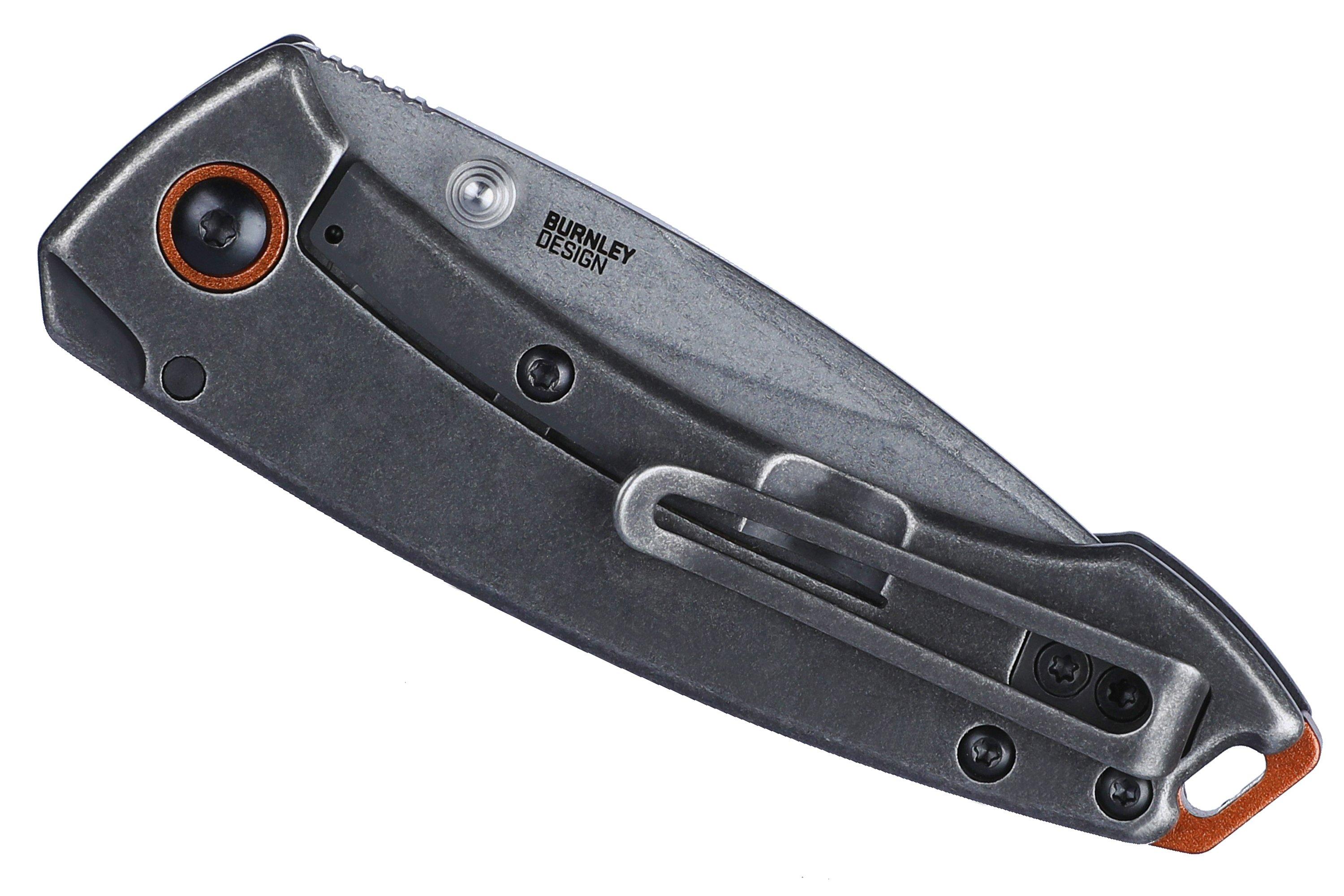 CRKT Tuna Compact, Silver pocket knife, Lucas Burnley design 