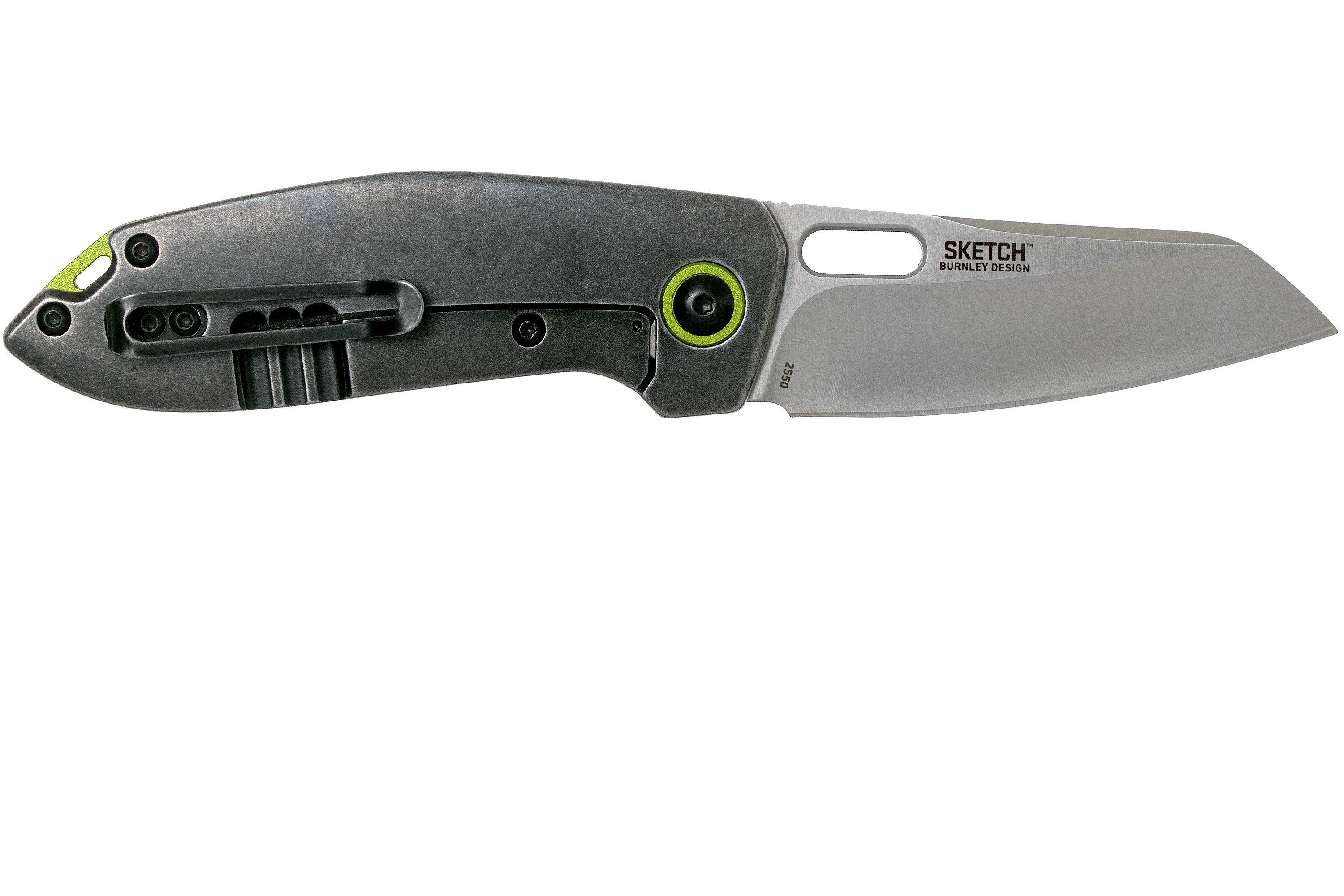 CRKT Sketch 2550 pocket knife, Lucas Burnley design