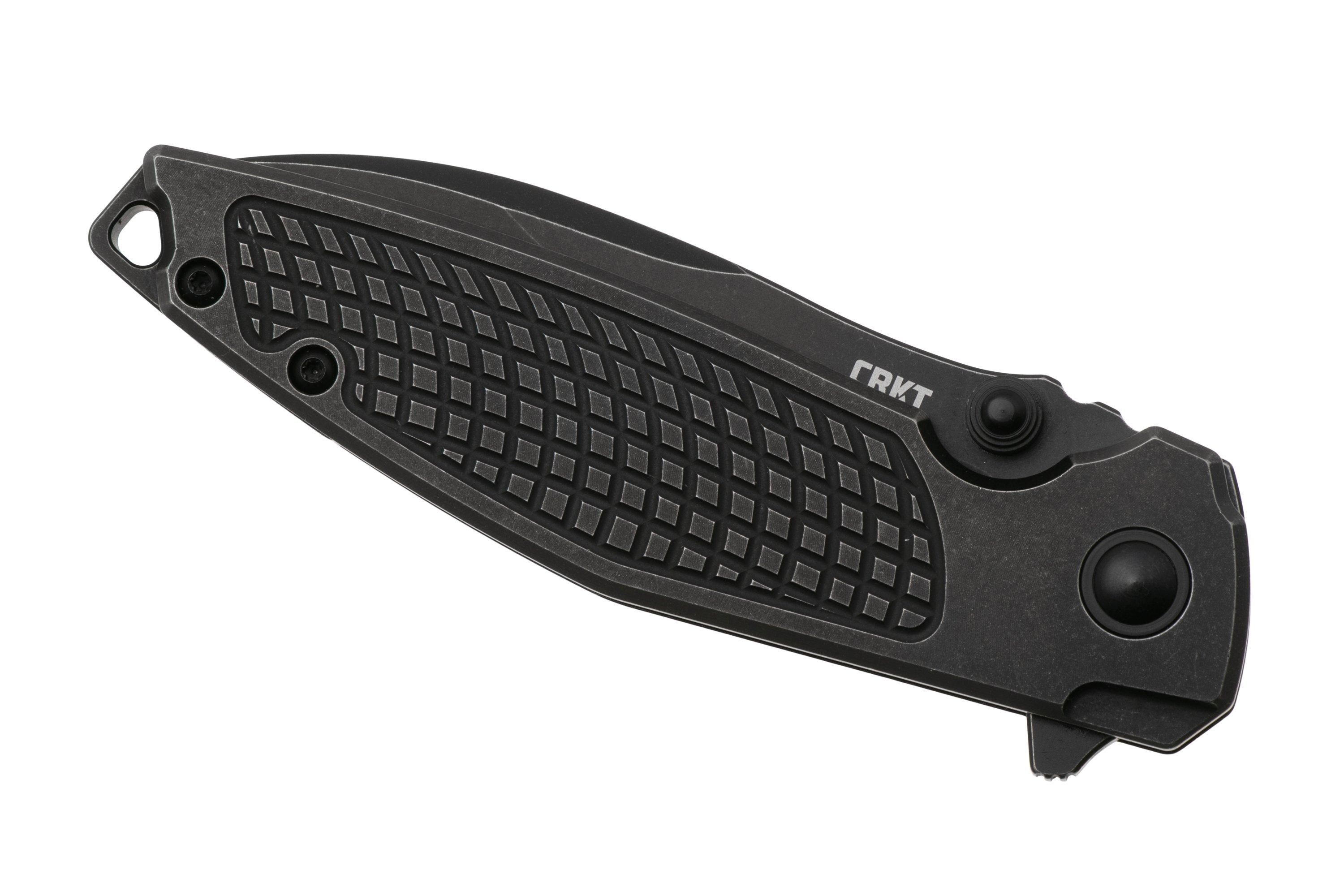 CRKT Ibis 2561 Blackwashed S35VN, Black Stonewashed Titanium