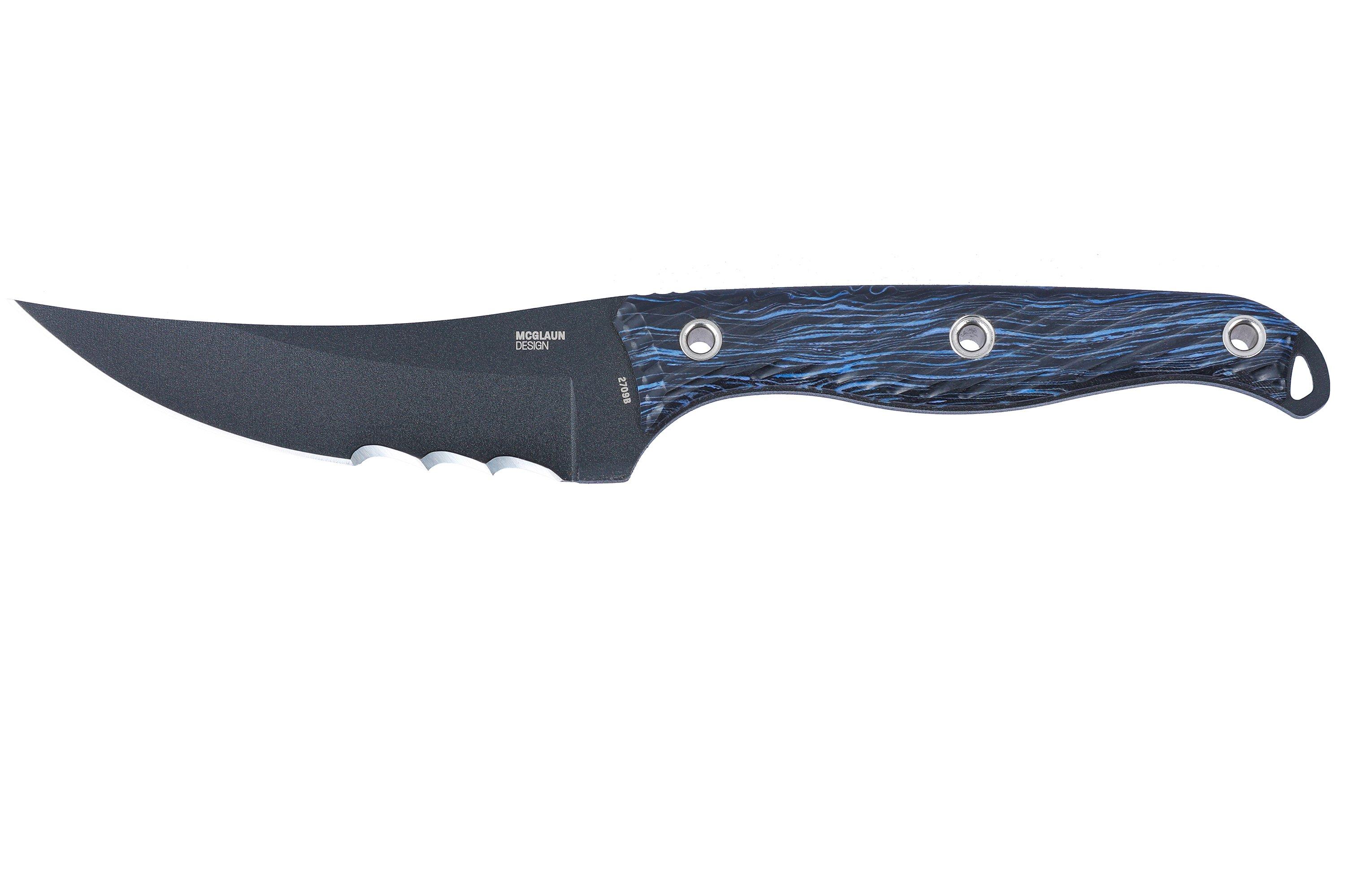 CRKT Clever Girl, Veff Serrations 2709B Blue Black G10 fixed knife