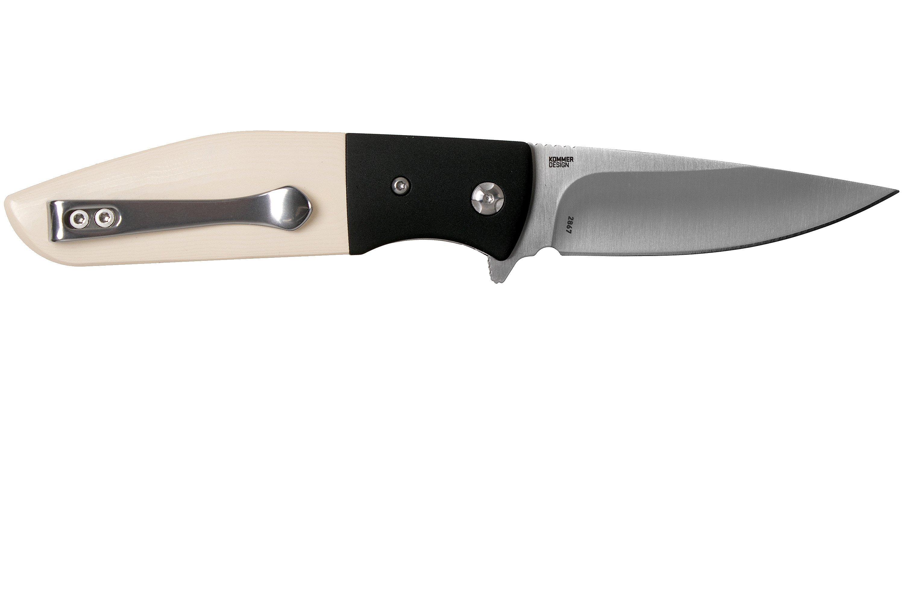 CRKT Curfew White 2867 pocket knife, Russ Kommer design ...