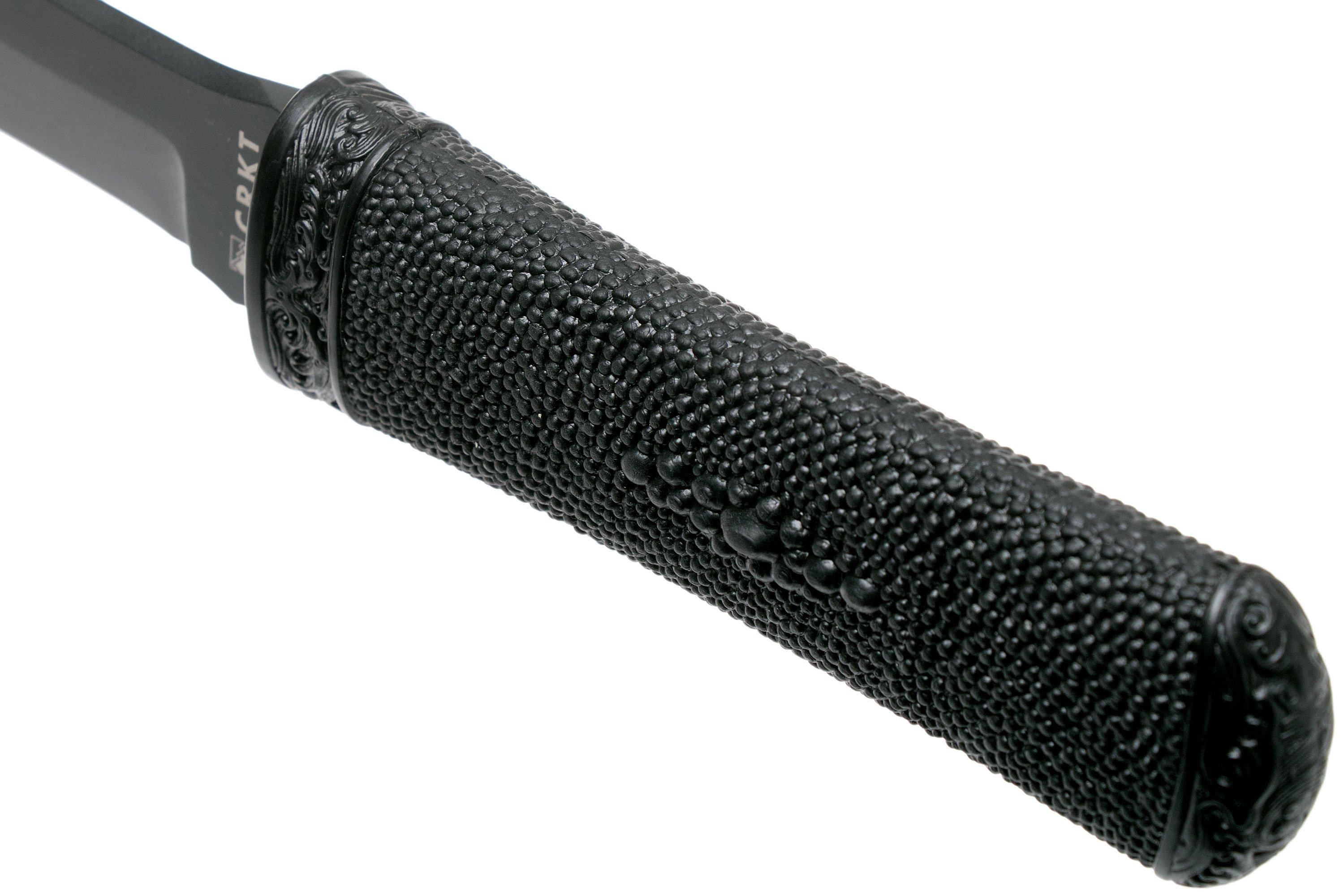 CRKT Hissatsu Black 2907K Fixed fixed knife, James Williams design