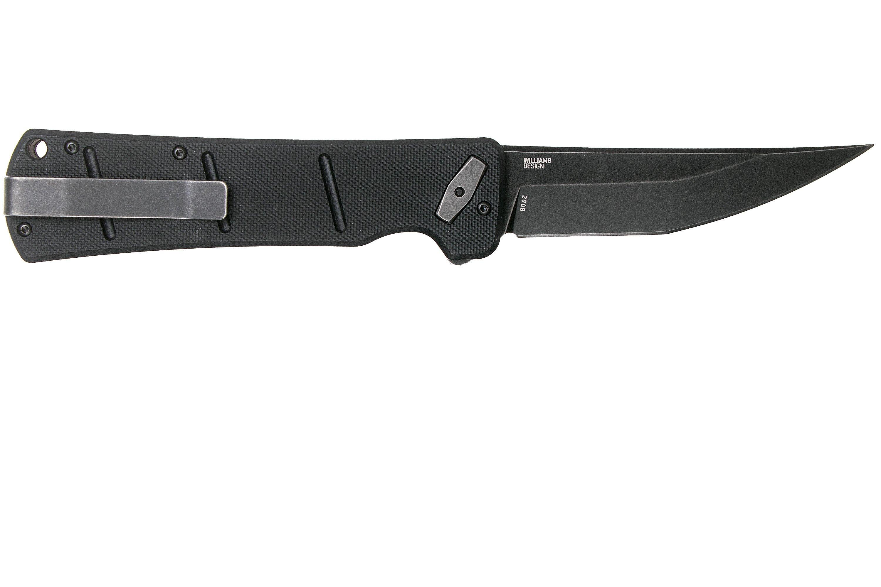 CRKT Inazuma No Ken Black 2908 pocket knife, James Williams design