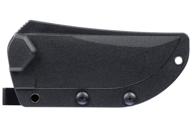Obraz dla Nóż z głownią stałą CRKT Burrower 3610 Stonewashed D2, Black Micarta, projekt Kaila Cummings