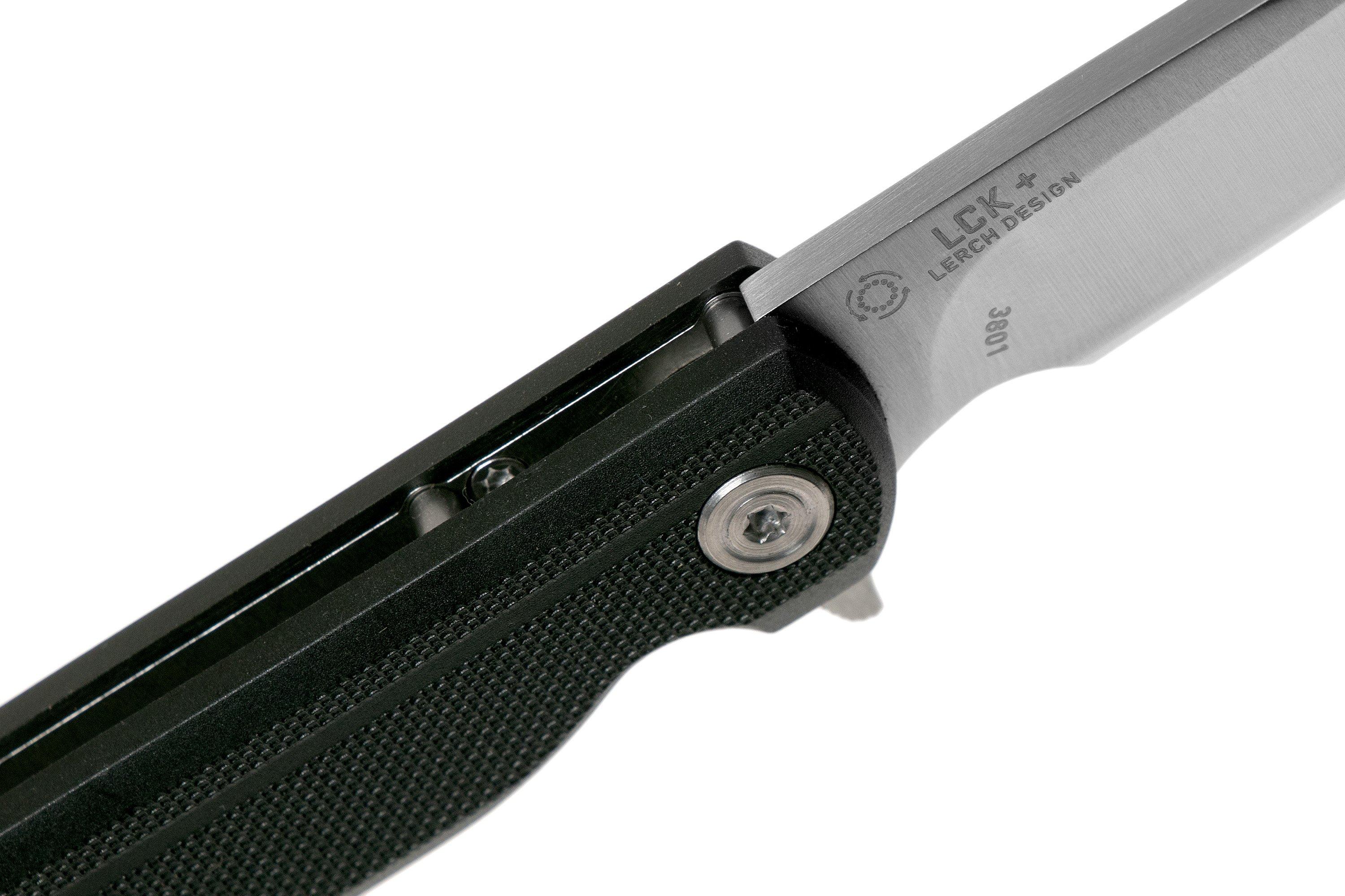 CRKT LCK+ 3801 Satin pocket knife, Matthew Lerch design ...