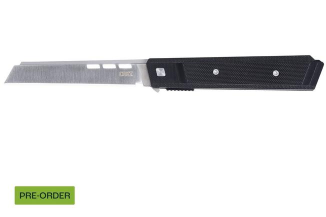 Obraz dla Nóż składany CRKT Zephyr 3840 Satin D2, Black G10, projekt Matthew Lerch