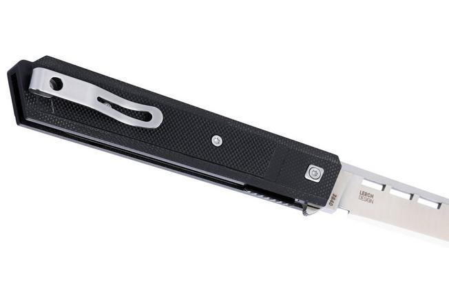 Obraz dla Nóż składany CRKT Zephyr 3840 Satin D2, Black G10, projekt Matthew Lerch