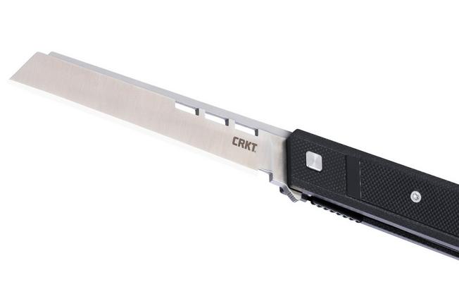 Obraz dla Nóż składany CRKT Zephyr 3840 Satin D2, Black G10, projekt Matthew Lerch