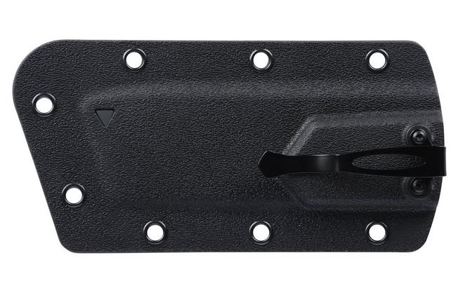 Obraz dla Nóż z głownią stałą CRKT Razel Compact 4036ER Black Oxide D2, Orange G10, projekt Jon Graham