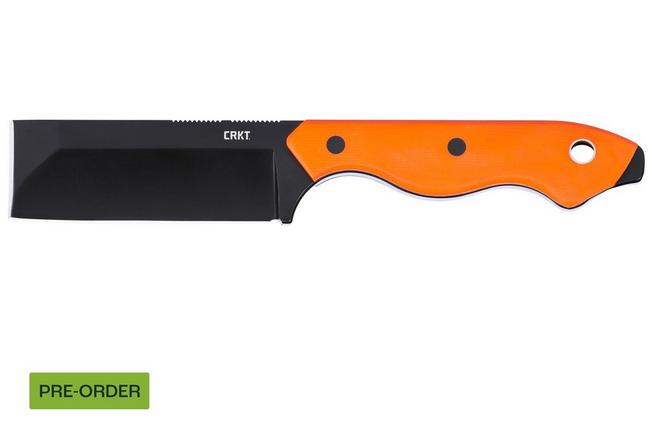Obraz dla Nóż z głownią stałą CRKT Razel 4037ER Black Oxide D2, Orange G10, projekt Jon Graham