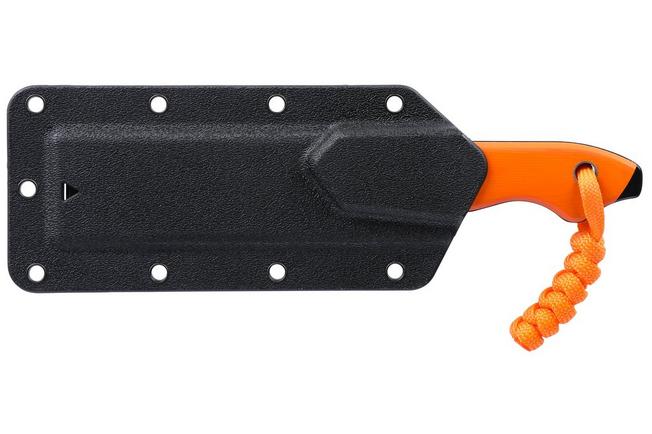 Obraz dla Nóż z głownią stałą CRKT Razel 4037ER Black Oxide D2, Orange G10, projekt Jon Graham