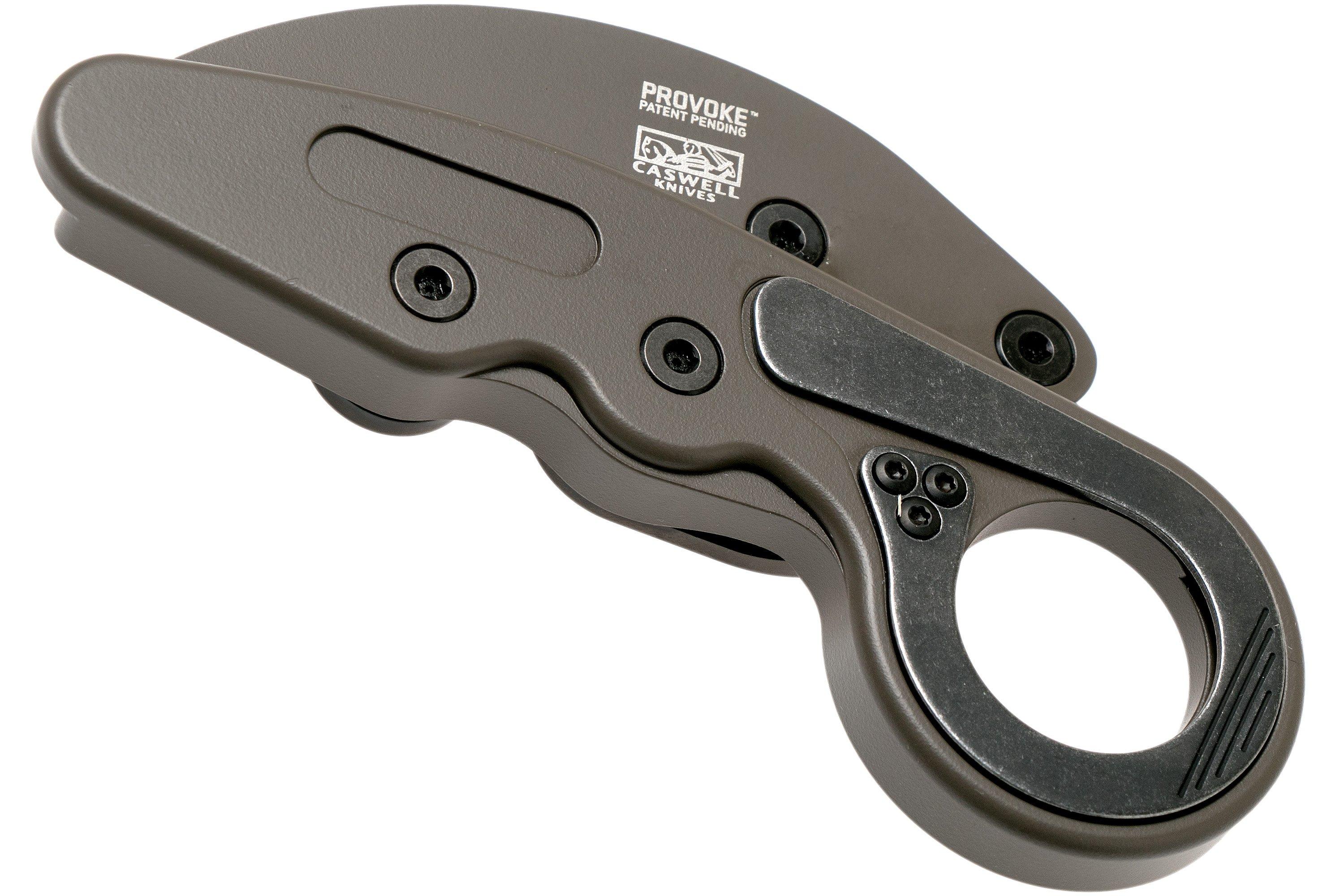 CRKT Provoke 4040E Earth Kinematic Karambit pocket knife, Joe Caswell