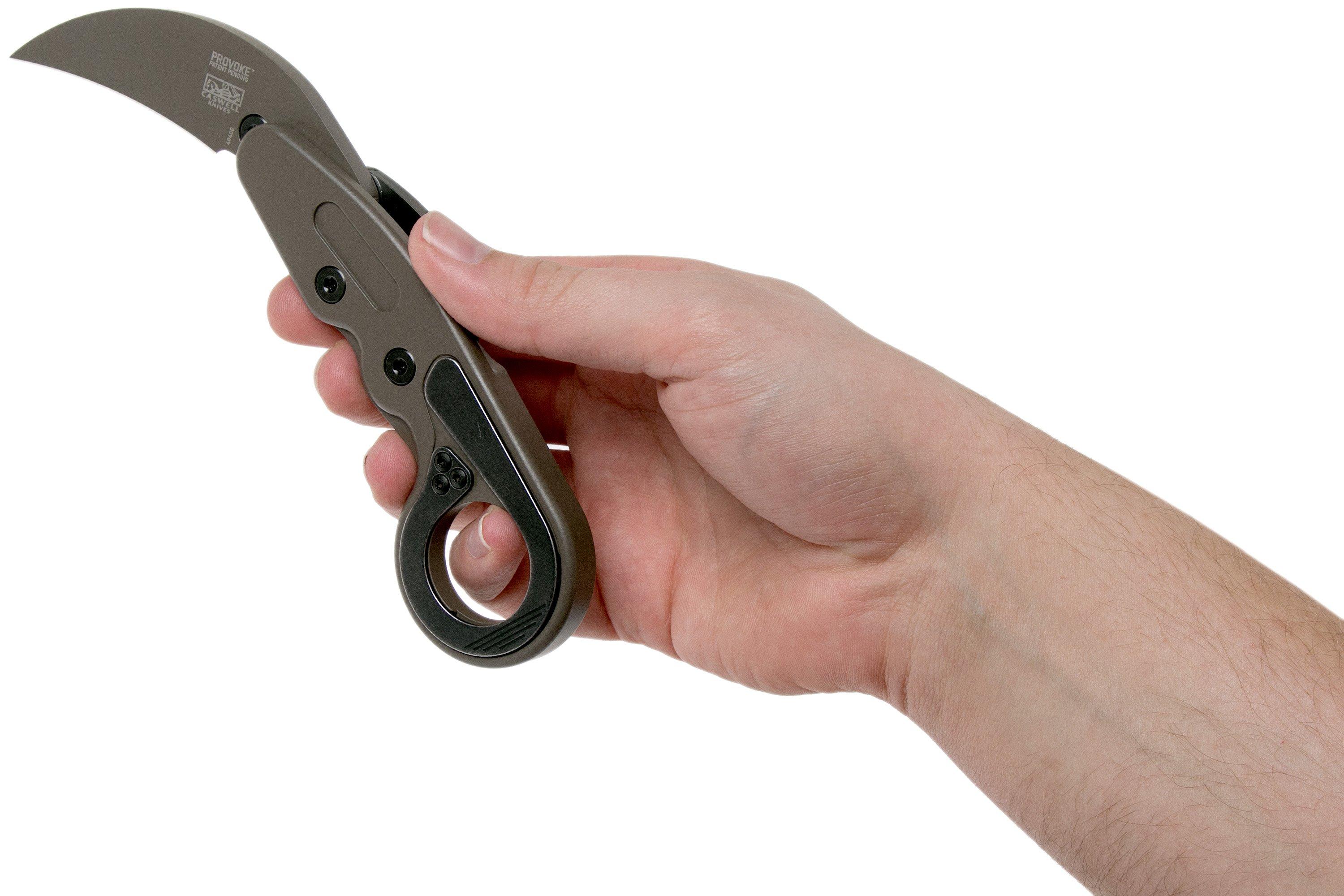 CRKT Provoke 4040E Earth Kinematic Karambit pocket knife, Joe Caswell