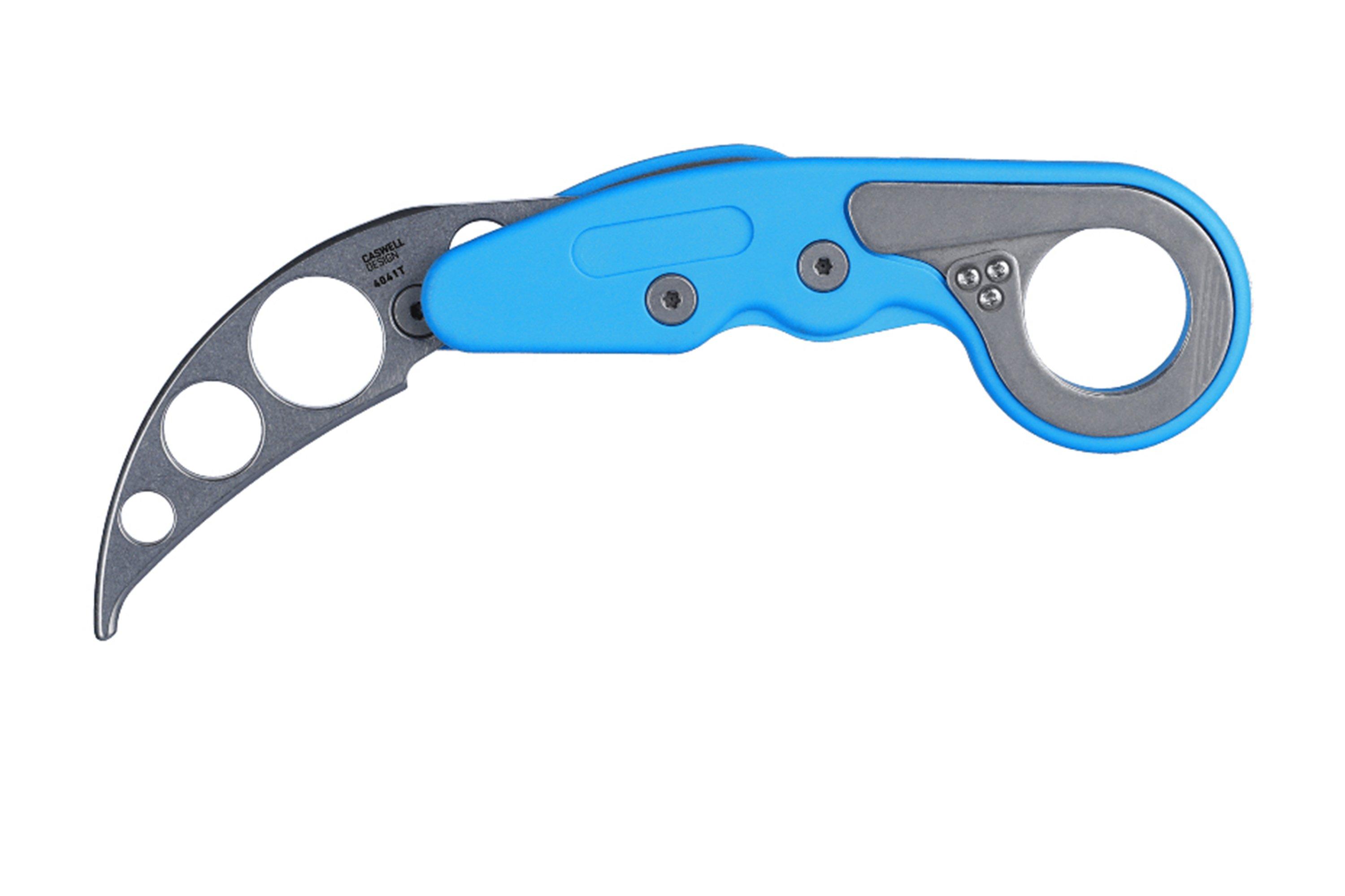 CRKT Provoke Trainer, Blue training knife, Joe Caswell design