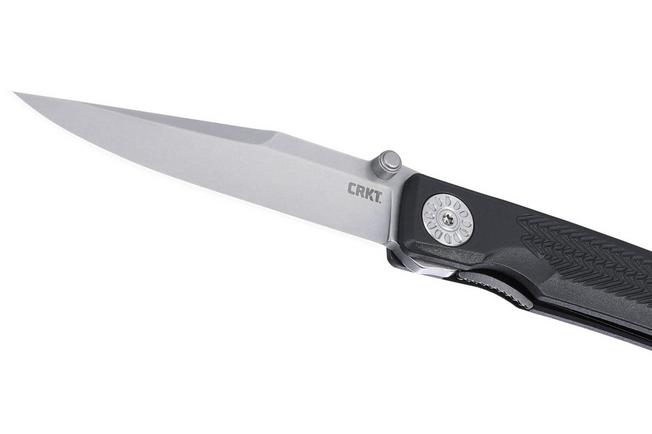 Obraz dla Nóż składany CRKT Fidus 4220 Stonewashed 12C27, Black GRN, projekt Michael Walker