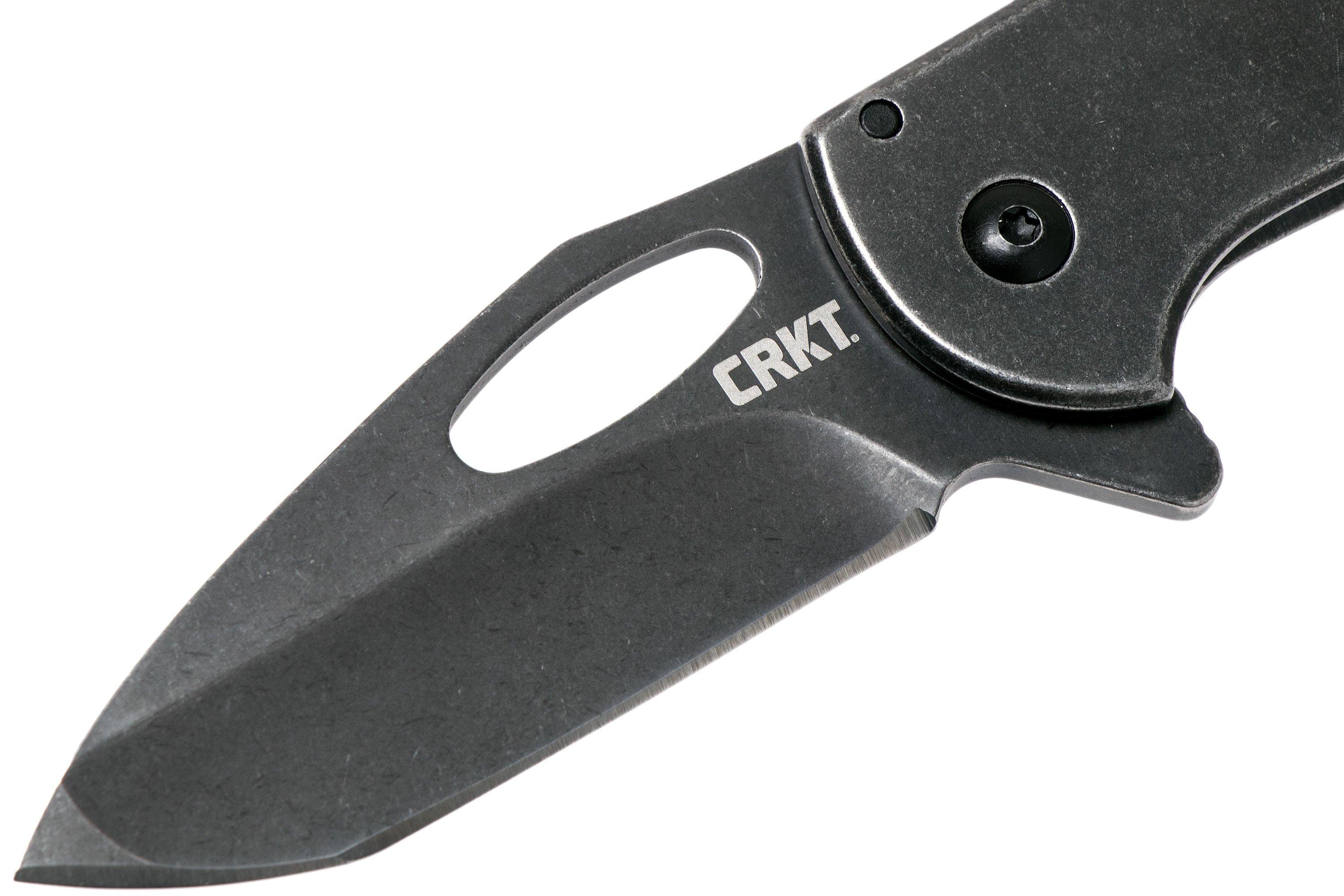 Couteau Provoke Noir lame dentelée Veff - CRKT - Conditions Extremes