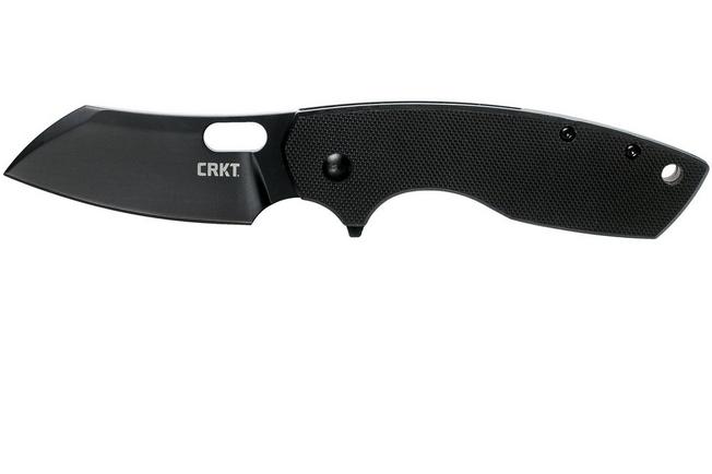 CRKT Pilar Large 5315GKD2 Black pocket knife, Jesper Voxnaes ...