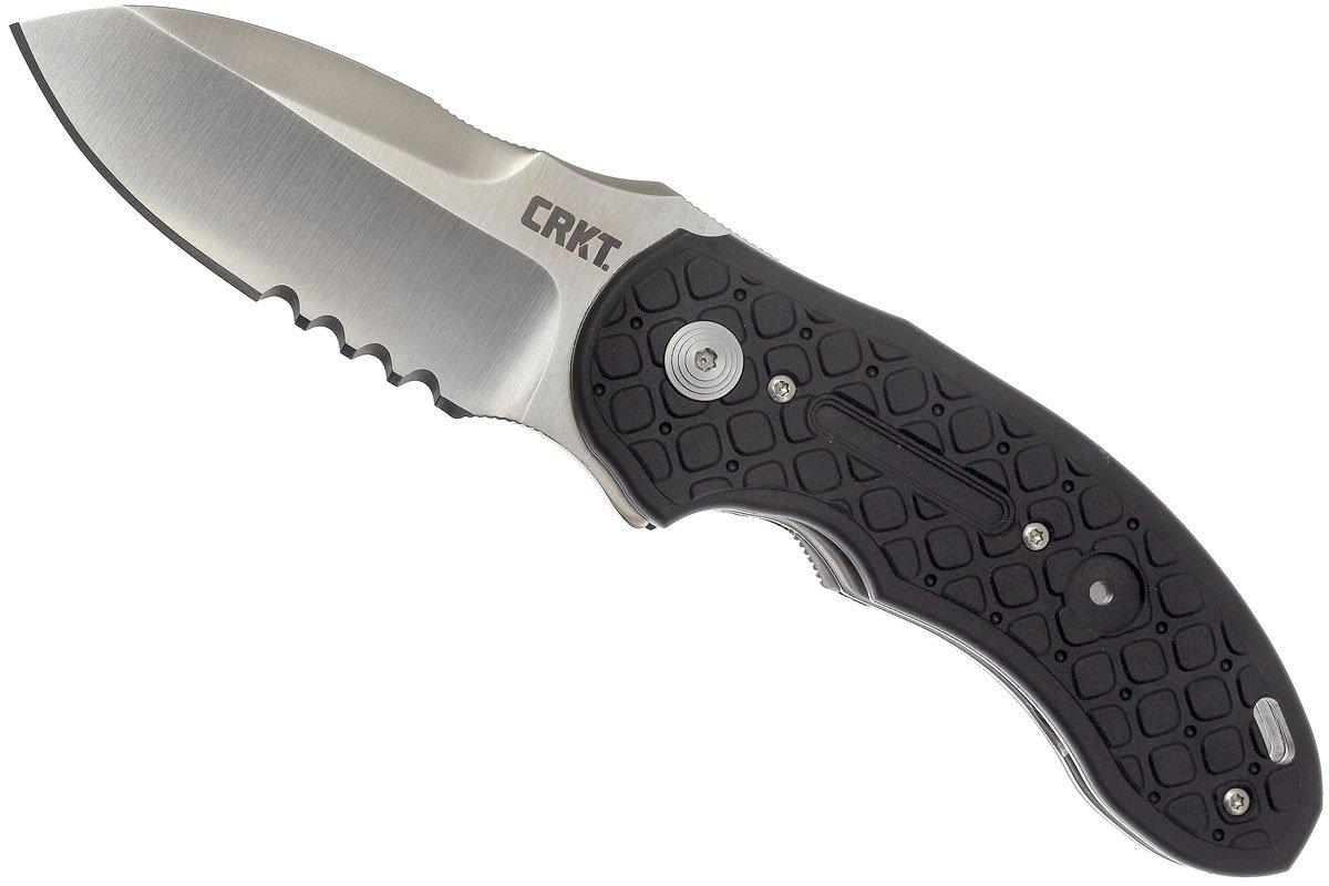 CRKT No Time Off pocket knifepartially serrated, 5351