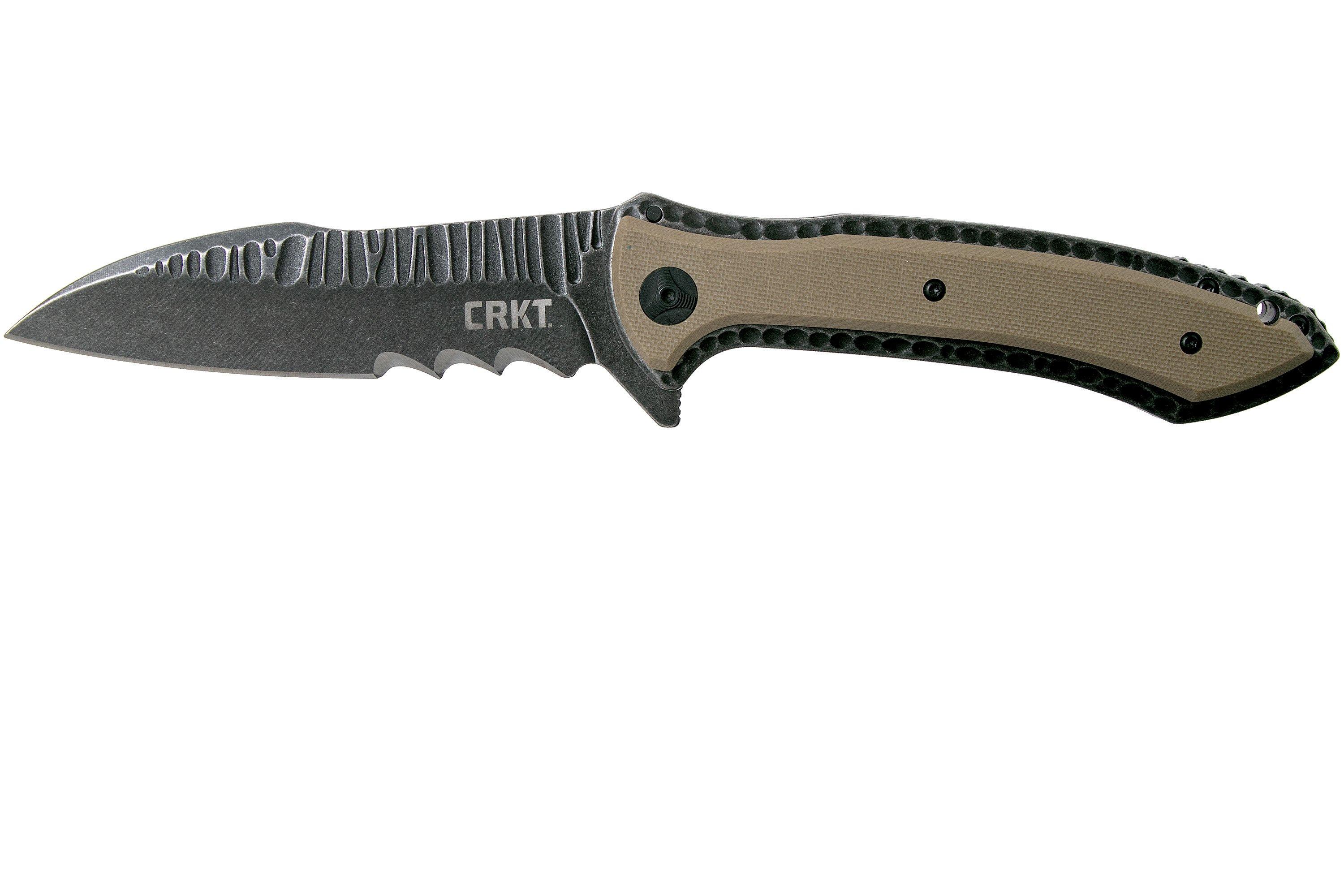 CRKT Apoc 5381 Serrated pocket knife, Eric Ochs design Advantageously